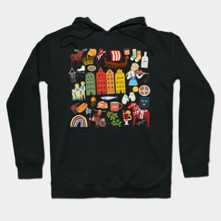 Sweden Travel Icon Hoodie